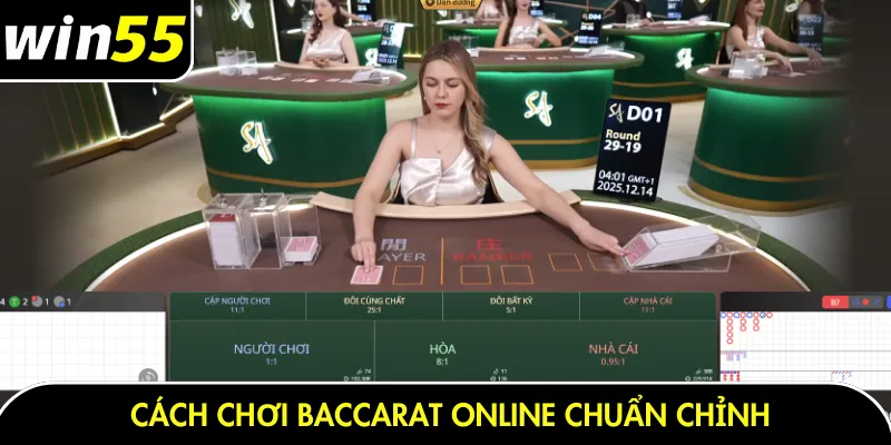 Cách chơi Baccarat online chuẩn chỉnh
