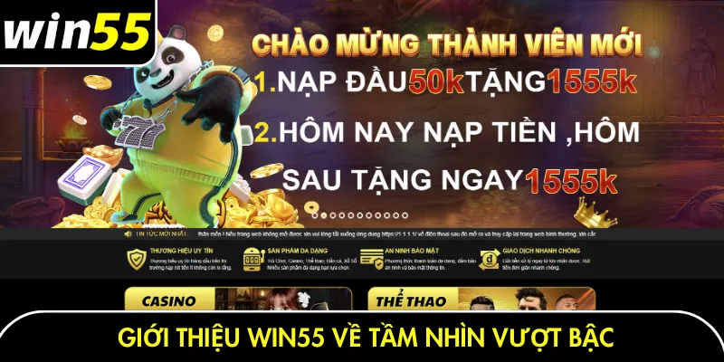 Giới thiệu Win55 về tầm nhìn vượt bậc