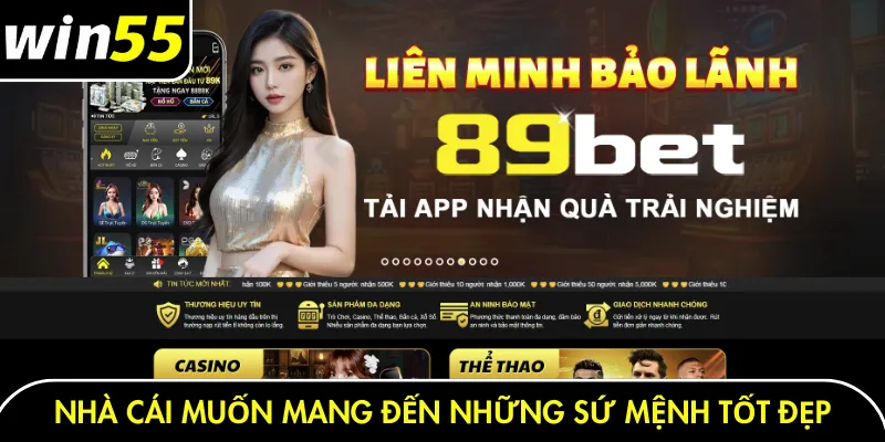 Nhà cái mong muốn mang đến những sứ mệnh tốt đẹp